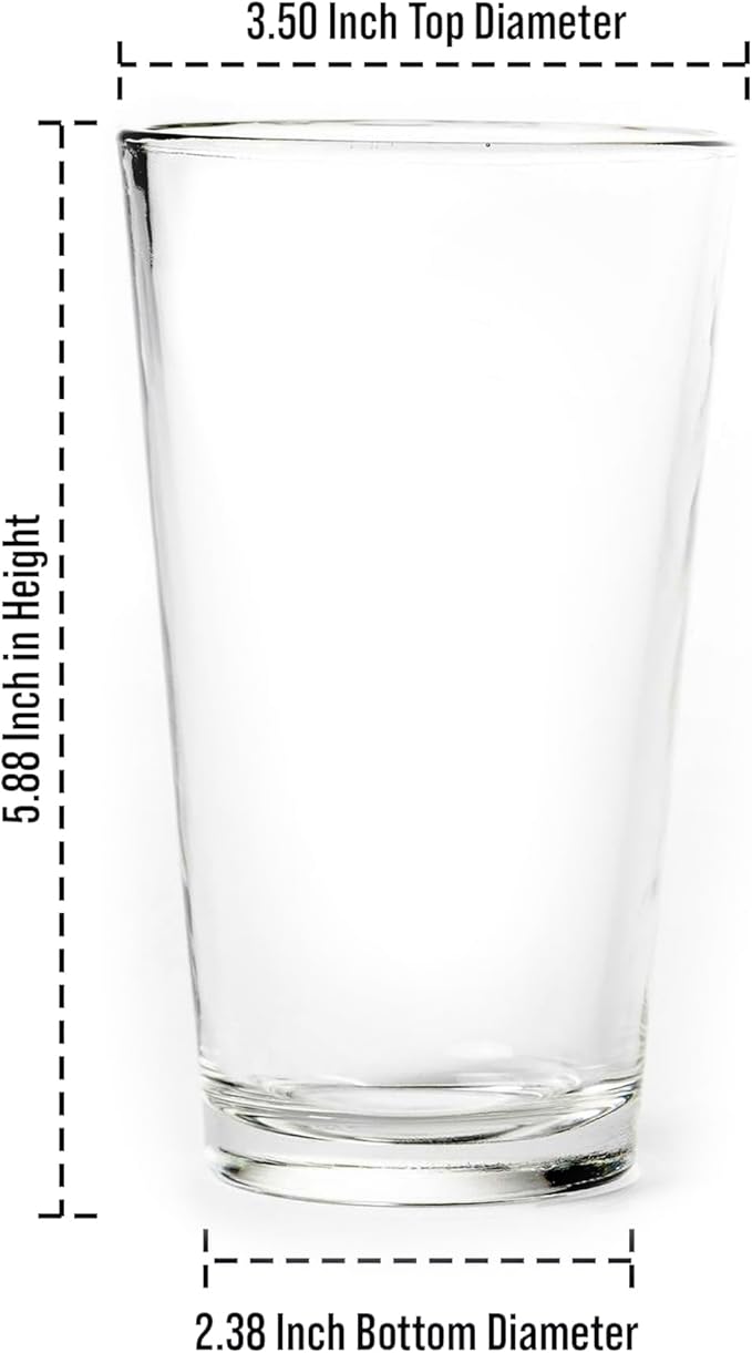 Mountain Peaks Pint Glass by Black Lantern – 16oz Beer Glass for Nature & Craft Brew Lovers | Premium Outdoor-Themed Drinkware