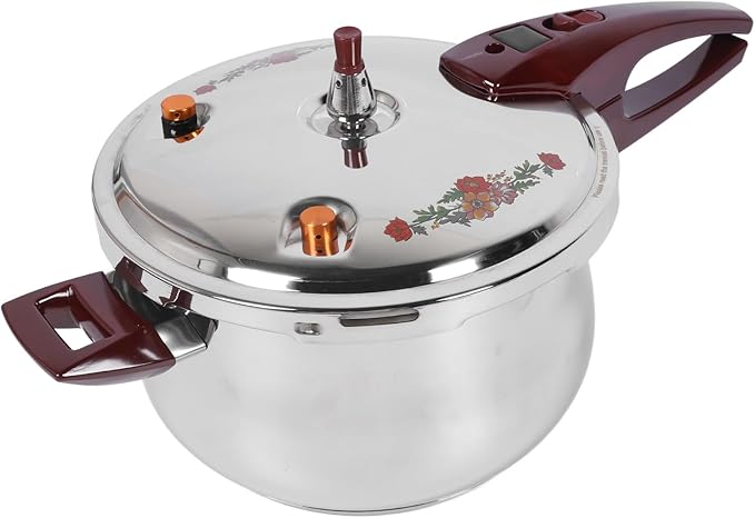 Generic 2024 Upgrade Stainless Steel Pressure Cooker, 80KPA Mini Pressure Cookers for Induction, Gas And Electric Stoves,with Ergonomic Handle and Security Guard (11.6 Quart), Generic56hwvgnp7d-14