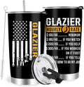 Glazier Gift, Glass Fitter Gifts for Dad, Stainless Steel Insulated Tumbler 20oz