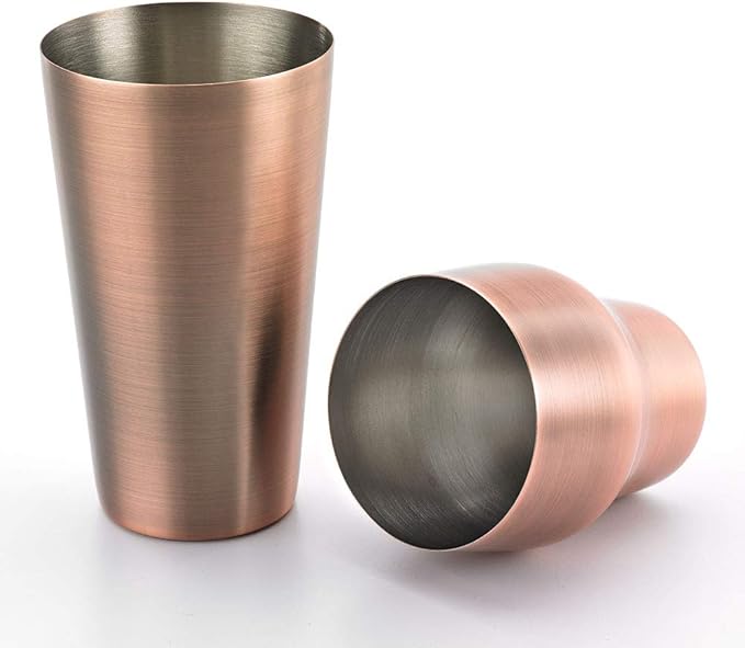 Barfly Cocktail Shaker Set, 24oz (700 ml), Antique Copper