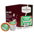 Fresh Roasted Coffee, Christmas Cookie, Flavored Coffee Pods, K-Cup Compatible, 24 Count