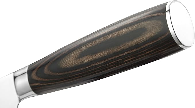 Wakoli EDIB 2-Piece Damascus Kitchen Knife Set – Santoku & Small Santoku with VG10 Core made of 67-Layer Damascus Steel Blades – Professional Chef Knives with Ergonomic Pakkawood Handles in Gift Box