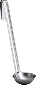 Super Sturdy, Ergonomic 1 Oz. Soup Ladle 1 Pk. Stainless Steel Ladles with Long Handles. Best Kitchen Accessories for Stirring, Portioning and Serving Soups, Chili and Stew in Restaurants and at Home