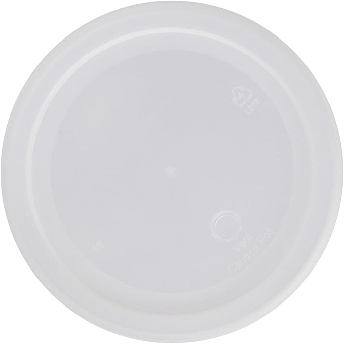 Restaurantware Plastic Food Container 100 Pack of 40 oz Clear Microwave-Safe Storage Container With Lid Leakproof Round Shape Disposable Freezer-Safe