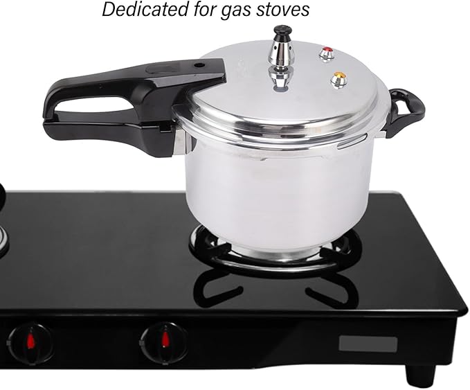 Pressure Cookers Aluminium Alloy Stove Top Pressure Cooker Gas Stove Large Capacity Pressure Canner for Home Kitchen(22cm)