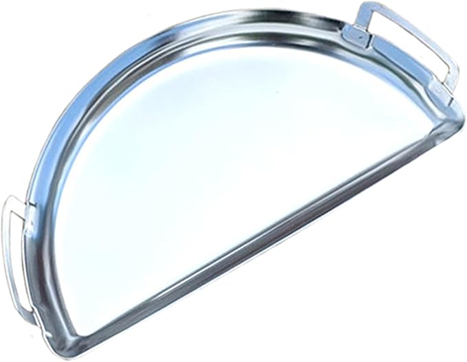 SnS Grills Drip ‘N Griddle 18” Pan - Stainless Steel Griddle, Drip Pan, Roasting & Baking Pan for Home ‘N Roam Travel Kettle, Outdoor Grilling & Indoor Oven Use, Dishwasher Safe for Easy Cleaning