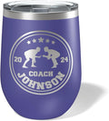 Wrestling Coach gifts, Tumbler, Coach tumbler, Wrestling gifts, Coach Beer glass, Coach gift, Wrestling Coach, Coach gifts, Wrestling Coach (Wrestling Circle, Purple, 12oz Wine Tumbler)