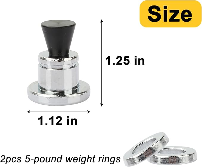 Aillsa 50332 Pressure Regulator Weight 5-10-15lb(3-Pieces Canner) Replacement Parts for Presto Pressure Cooker fit Models 0175001, 0178107,0175510, 0178410