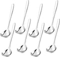 8 Pack Small Ladle Soup Ladle, 8 Inch SUS 304 Stainless Steel Sauce Ladle, Gravy Ladle for Serving Soup Sauces, Dishwasher Safe