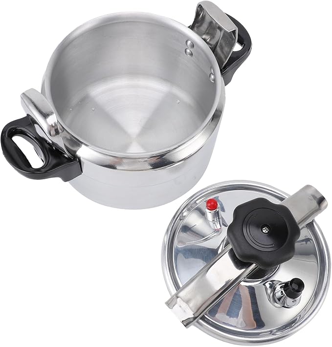 Pressure Cooker,Universal Compound Bottom Pressure Cooker Induction,Aluminium Pressure Canner for Gas Cooktops Flat Top Cooktops Induction Cooktops (4L)