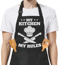 SANDJEST Funny Apron for Dad - Birthday Father’s Day Cooking Grilling Gifts for Mens