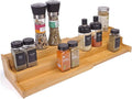 JinDoWin Spice Rack Organizer For Cabinet, Spice Organization For Cabinet, Spice Rack For Countertop,15.7 Inch Adjustable Seasoning Organizer Spice Organizer (1 Pack, Large)