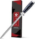 WILDMOK Honing Steel Super Hardness Sharpening Rod, 9 Inch Knife Sharpener