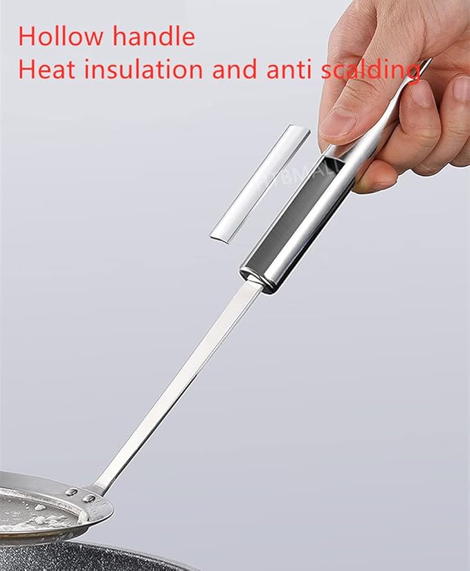 3pcs Skimmer Spoon(Small, Medium, Large), Stainless Steel Spider Strainer Skimmer Spoon Grease Fine Mesh Strainer Skimmer Spoons for Cooking Frying Skimming Grease, Foam and Gravy