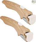 2-Pack Removable Pot Handle, Wood-Grain Detachable Replacement Handles for Pots and Pans, Universal Pot Handle Replacement Suitable for All Cookware - Durable & Heat-Resistant