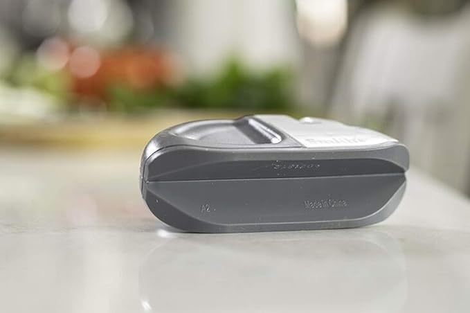 Smith's 51002 Edge Grip™ Select 2-Stage Sharpener - White - Compact - Non-Slip Base - Patented V Grip - Straight Edge Blades - Carbide & Ceramic Sharpeners
