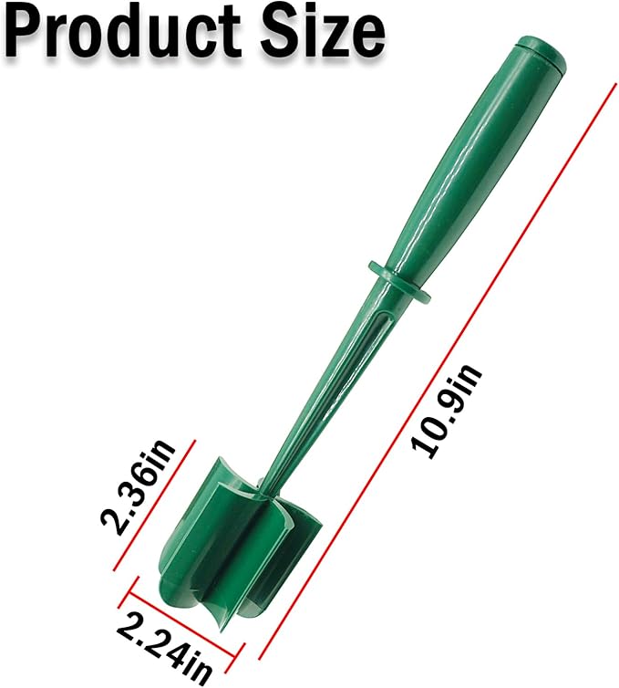 3pcs Bounbal Manual Food Chopper,Nylon Heat Resistant Hand Tool for Meat,Ground Beef,Hamburger,Potato,Fruit,Vegetable and More 3-color outfit(Black,Green,Red)
