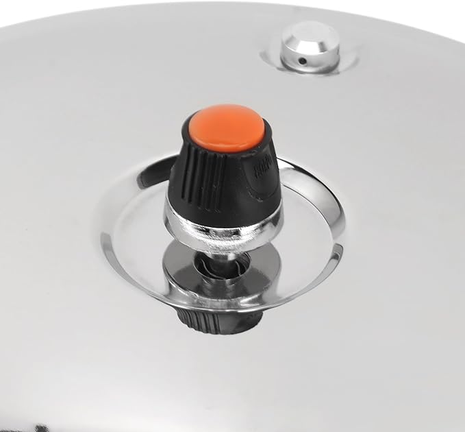 Stainless Steel Pressure Cooker with Safety Valve, 80KPA, Multifunctional Design for Efficient and Fast Cooking (3L)