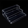 evron Pantry Organization and Storage Clear Plastics Spice Rack Organizer for Cabinet & Countertop (ASSEMBLY REQUIRED) 3 Tier Organizer Versatile Tierd Shelf Organizer 10.5"