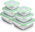 6 Pack Stainless Steel Food Storage Containers with Leak-Proof Lids, 2 Sets (12/24/40 oz) Reusable Metal Meal Prep Lunch Boxes, BPA-Free, Dishwasher Safe for Sandwich, Snacks & Fruit (Green)