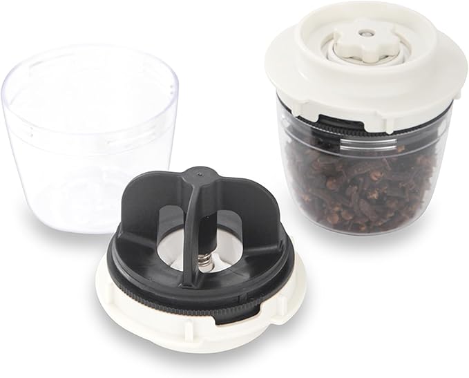 FinaMill Dried Herbs+ Pod – Single Refillable Spice Pod for Dried Herbs & Larger Spices, Adjustable Ceramic Grinder, Compatible with All FinaMill Spice Grinders