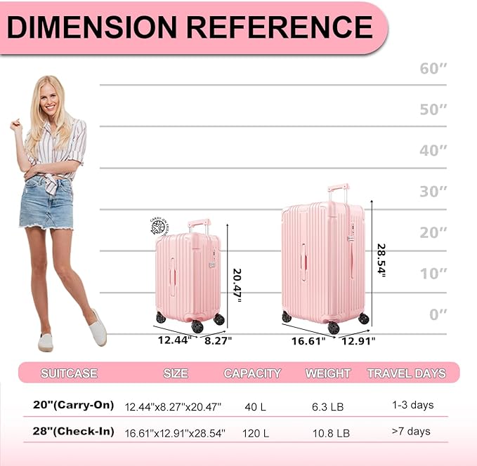 Krute 28 inch Luggage with Cup Holder Checked Suitcases with Charging Port TSA Approved PC+ABS Hardside Luggages