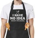 SANDJEST Funny Apron for Dad - Birthday Father’s Day Cooking Grilling Gifts for Mens