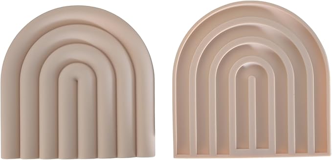 Silicone Trivets for Hot Dishes – Heat-Resistant, Non-Slip Pot Holders for Kitchen & Coasters – Durable Hot Pads for Pots, Pans, Baking Dishes & Kitchen Appliances (Lotus Pink - 2pcs)