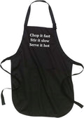 Custom Text Cooking & BBQ Apron – Personalized Chef or Grill Gift – Full Length (1-3 Lines)