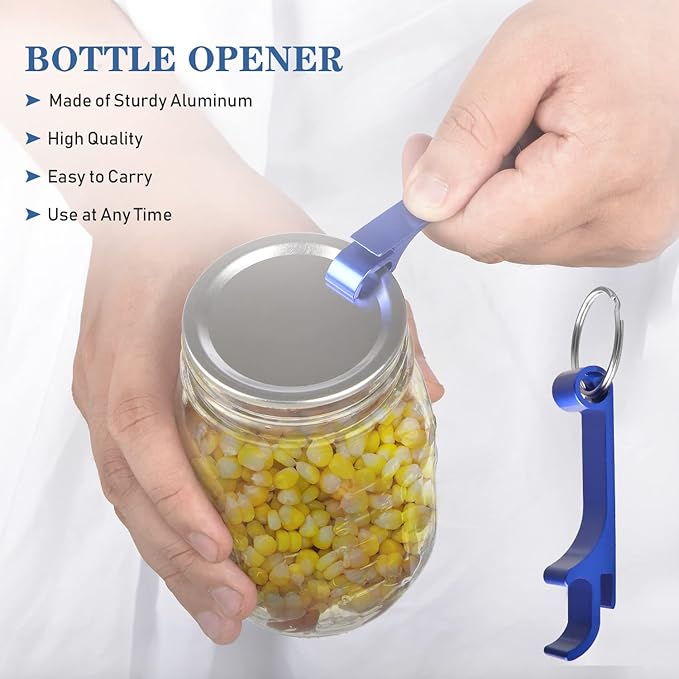 Mason Jar Vacuum Sealer Kit with Accessory Hose for Wide and Regular Mouth Jars, Manual Portable Vacuum Pump and Lid Opener