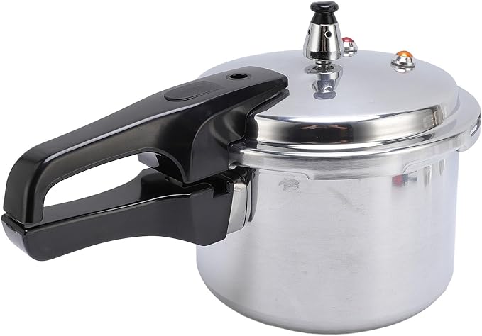 Aluminium Alloy Pressure Cooker Large Capacity Explosion Proof Canning Pot Cooker for Family Gatherings (22CM/5L)
