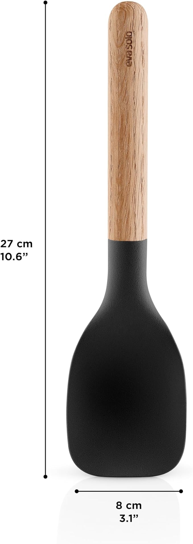 Eva Solo | Nordic Kitchen Serving Spoon, Large | Natural Oak Handle | Serving Utensil Buffet Banquet Spoon | Danish Design & Functionality