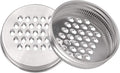 uxcell 2pcs Stainless Steel Regular Mouth Mason Jar Grater Lids Cheese Grating Lid Kitchen Cutter Lid for Vegetable Potato