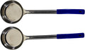 8 Ounce Solid Stainless Steel Portion Control Ladle Spoon for Measuring and Serving; Commercial Grade Serving Scoops [Pack of 2]