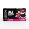 VINIA Blood Flow Energy Coffee DECAF - Medium Roast Superfood Coffee Pods, Swiss Water Process Powered by Red Grape Piceid Resveratrol. K Cup Compatible Coffee Pods, Caffeine Free, 60 Ct