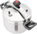 23Qt Stainless Steel Pressure Cooker, Commercial Olla de Presion, Large Pressure Canners, 60Kpa Pressure Stewing Pot with Safety Lock, Induction Compatible