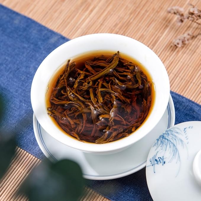 ChaWuWarmSun [B] JinJunMei Black Tea,3.5oz/100g,Loose Leaf,Chinese Hong Cha