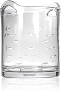 Rolf Glass School of Fish Ice Bucket | Glass Champagne Ice Bucket | Lead-Free and Diamond-Wheel Engraved | Designed and Engraved in the USA | Nautical and Coastal