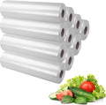 Plastic Produce Bag 12" X 20", Clear Food Storage Bags for Food, Fruit, Vegetable, Refrigerator Storage, Kitchen,350 Bags/Roll (10 Rolls)