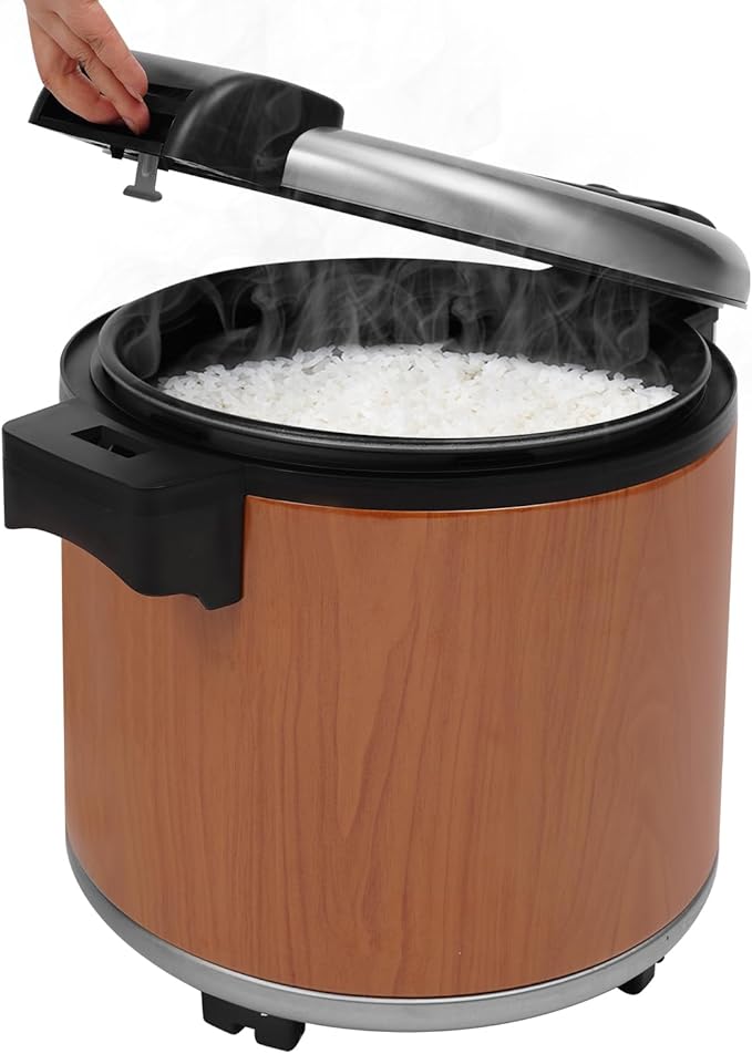24.3qt/23L Commercial Rice Warmer, 105W Electric Constant Temperature Soup Warmers Non-Stick Pot Sushi Rice Warmer for Restaurant Party Family, Warm Function Only, NOT Cooker