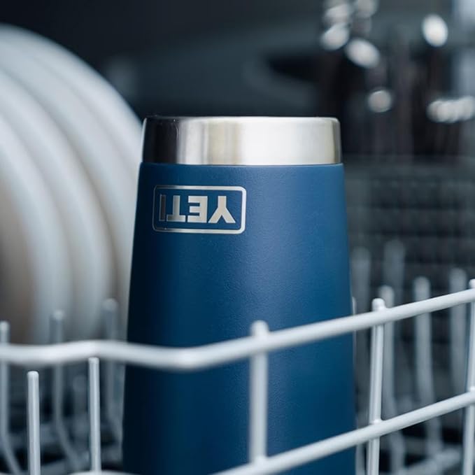YETI Rambler 20 oz Cocktail Shaker, Stainless Steel, Vacuum Insulated, Navy