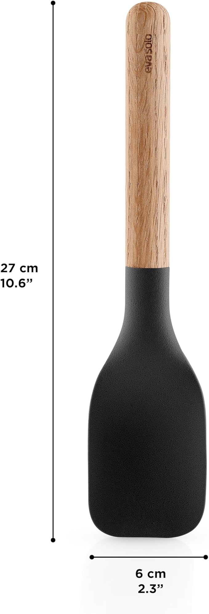 Eva Solo | Nordic Kitchen Serving Spoon, Small | Serving Utensil Buffet Banquet Spoon | Danish Design & Functionality | Black