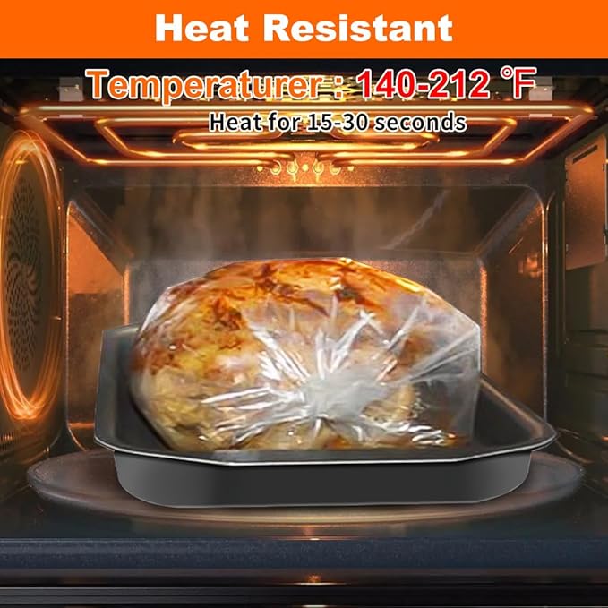 Food Storage Bags, 12” x 16” Clear Plastic Bags, Fresh-Keeping Produce Bags Roll for Food, Fruit, Vegetable, Refrigerator Storage, Kitchen, Supermarket, 1 Roll 350 Storage Bags