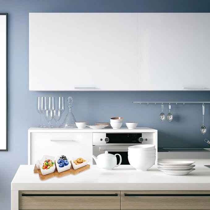 Unomor Christmas Tree Ceramic Snack Platter White Dish Tray for Cookies And Desserts Holiday Serving Plate with Stand