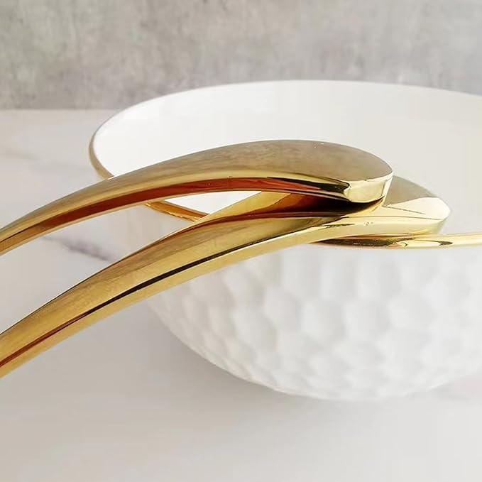 Gravy Ladle, Sauce Ladle,18/10 Stainless Steel, 7.9 inch, Gold, Dishwasher Safe, Set of 2
