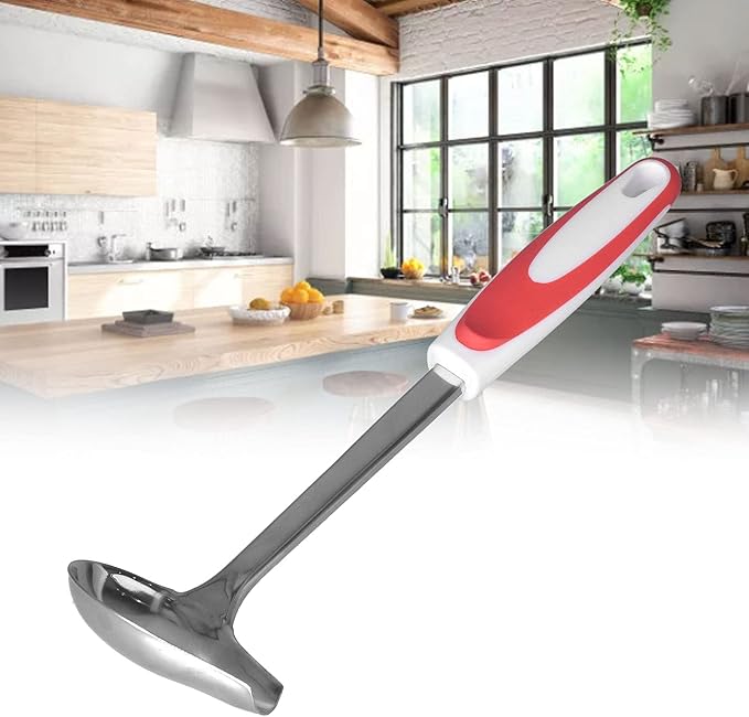 Stainless Steel Canning Ladle, Long Handled Ladle, Silver, 12.2 x 3.43 Inches, 1 Piece