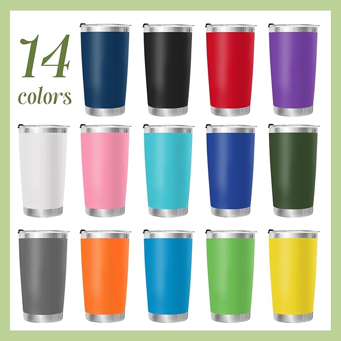 Personalized Tumbler with Text Name, Custom Stainless Steel Tumbler, Customized Employee Appreciation Gifts, Retirement Gifts for Men Women office, Customized By Enterprise (Engrave)