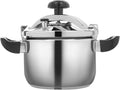 201 Stainless Steel Pressure Pot Small Pressure Cooker Family Mini Pressure Cookers Super Safety Lock Devices for Everyday 10 People Use