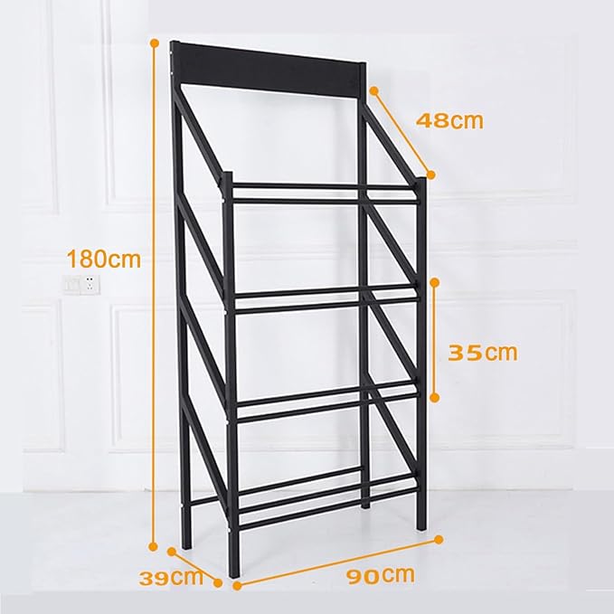 XPLKQXE Floor Standing Kitchen Sink Display Rack, Movable Metal Dish Tub Wash Basin Organizer Shelf, Multi-layer Dishpan Sample Show Holder, Exhibition Halls Store (Color : With wheel, Size : 90x39x