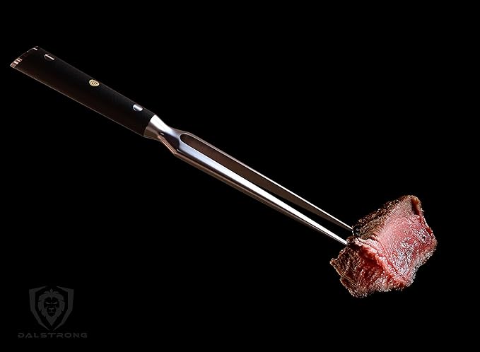 Dalstrong Meat Fork - 7 inch - The Impaler - Dual-Prong Carving & BBQ Fork - High Carbon Stainless Steel - G10 Garolite Handle - Professional Barbecue Carving Fork - Kitchen Utensils